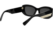 Bvlgari Roma Black Geometric Sunglasses