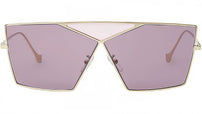 Puzzle Gold Geometric Sunglasses
