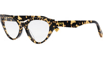 Fendi Way Havana Cat Eye Eyeglasses