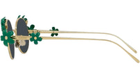 Signature Gold Oval Sunglasses