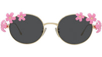 Signature Gold Pink Oval Sunglasses