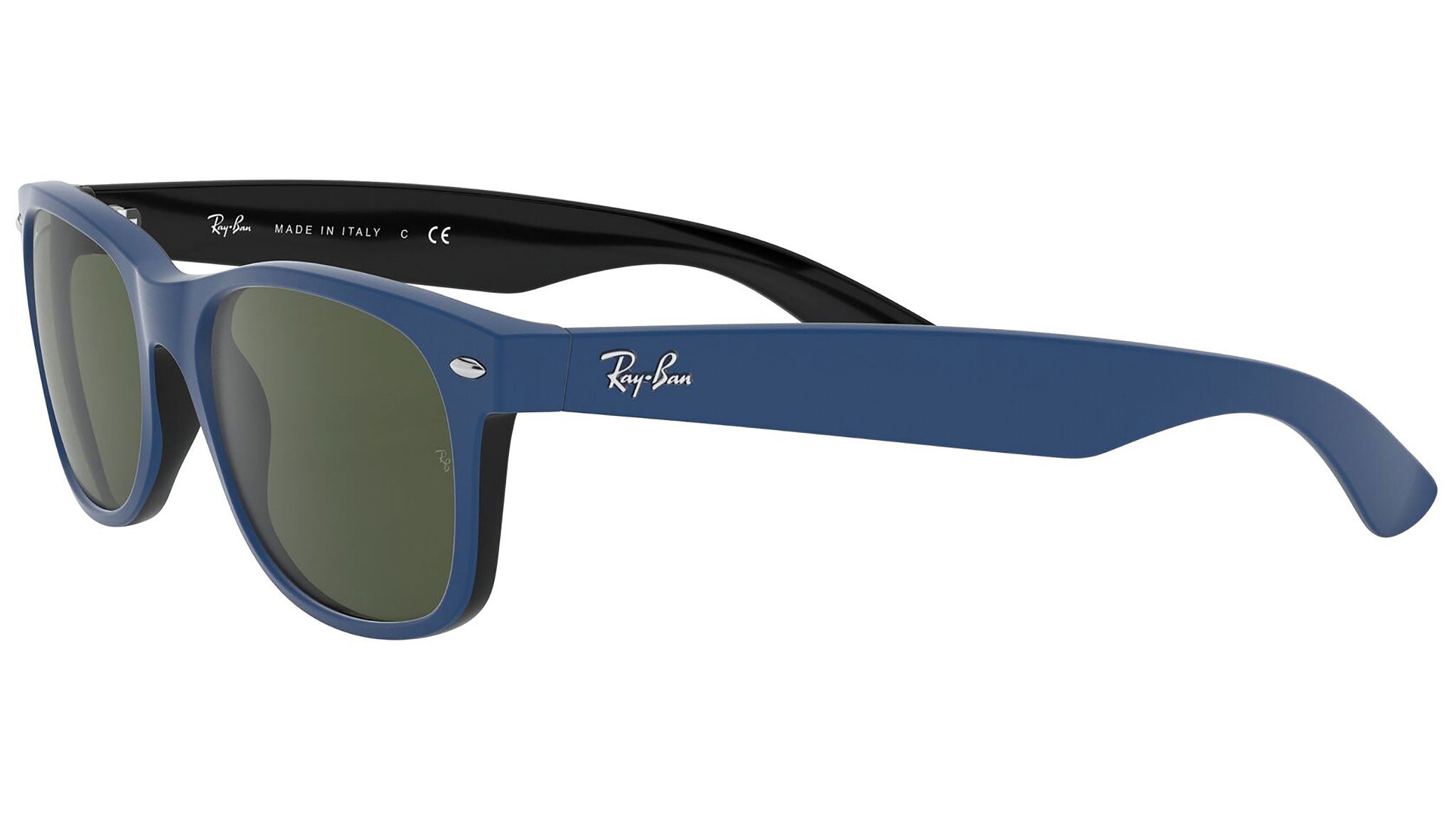 New Wayfarer Color Mix RB2132 rubber blue on black