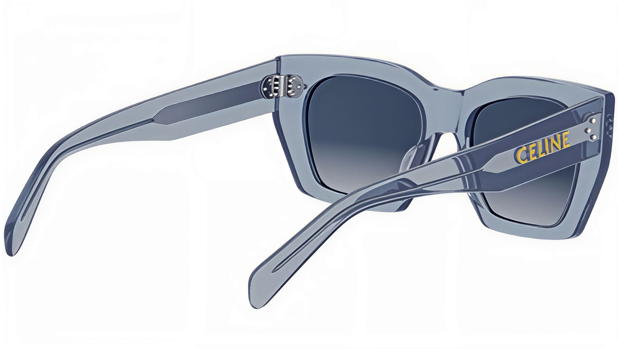 CELINE 3 Dots Blue Square Sunglasses