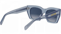CELINE 3 Dots Blue Square Sunglasses