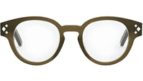 CD DiamondO R1I Green Round Eyeglasses