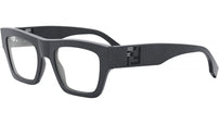 Fendi Shadow Grey Rectangular Eyeglasses