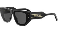 DiorSignature 15I Shiny Black Geometric Sunglasses