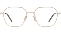 GV One Gold Geometric Eyeglasses