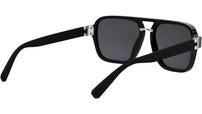 Bvlgari Aluminium Matte Black Pilot Sunglasses