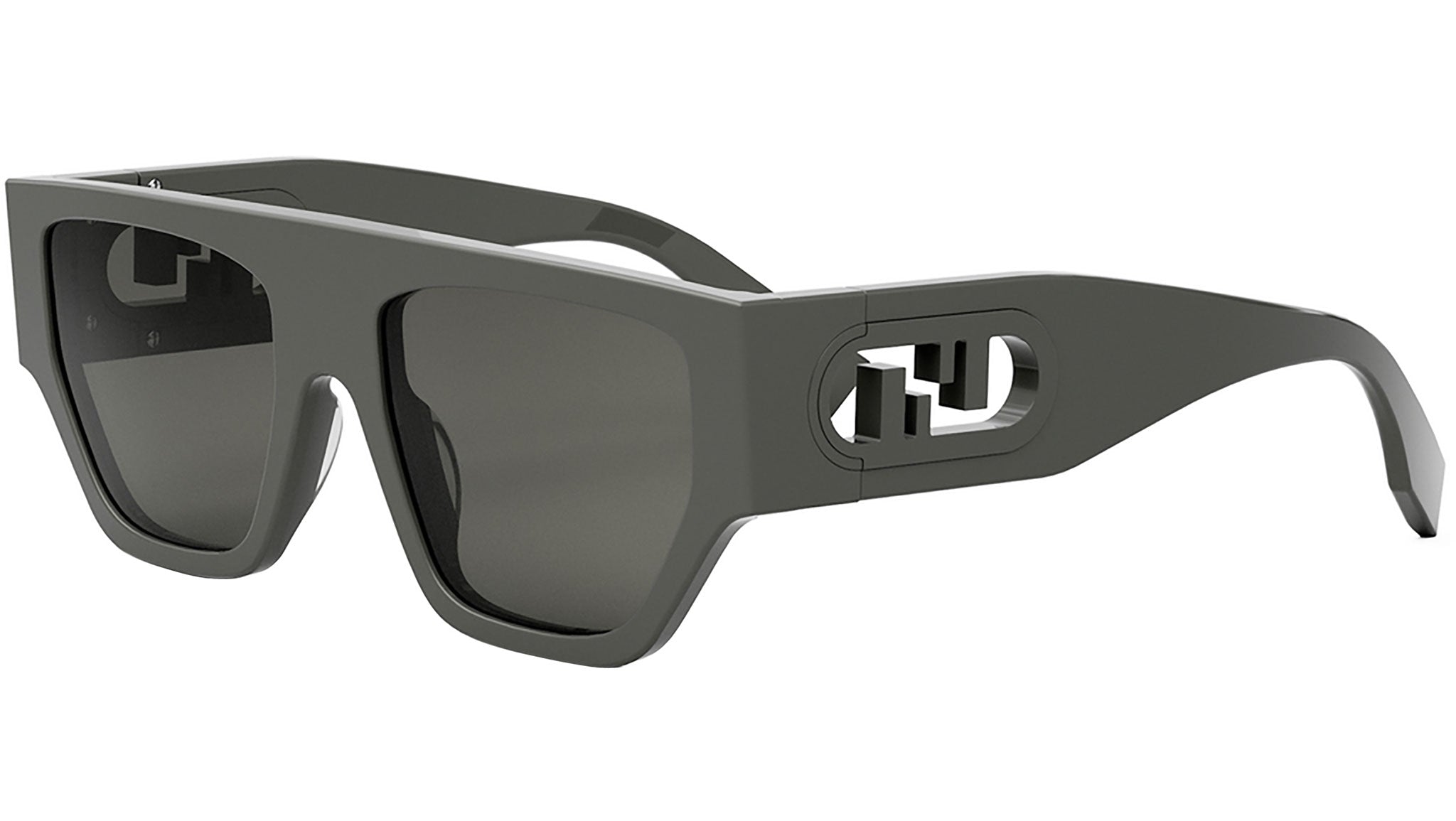 O&#39;Lock Grey Geometric Sunglasses