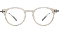 Eugene Brown Round Eyeglasses