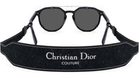 DiorBlackSuit RI Black Pantos Sunglasses