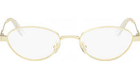 DiorCannageO R1U Gold Oval Eyeglasses