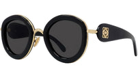 Anagram Black Round Sunglasses