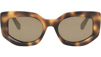 CELINE 3 Dots Dark Havana Butterfly Sunglasses