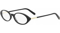 Mini CD O R8I Black Oval Eyeglasses