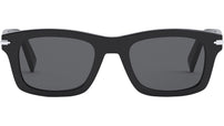 DiorBlackSuit S7I Black Rectangular Sunglasses