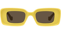 Anagram Yellow Rectangular Sunglasses