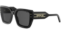 DiorSignature 14I Shiny Black Squared Sunglasses
