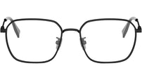 B.zero1 Black Geometric Eyeglasses