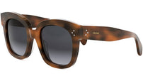 CELINE 3 Dots Brown Square Sunglasses