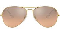 Aviator Gradient RB3025 001/3E Gold Silver Pink