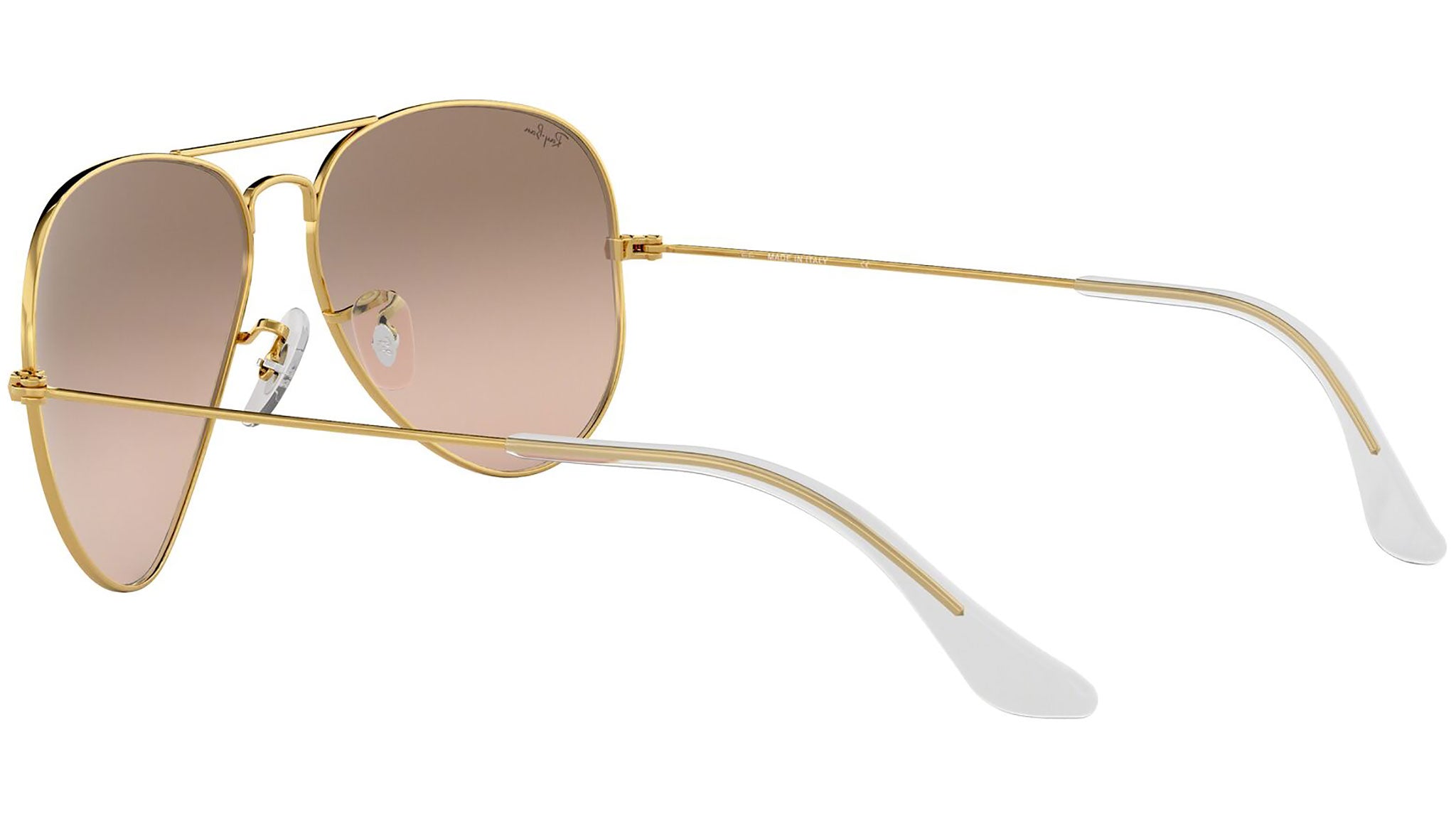 Aviator Gradient RB3025 001/3E Gold Silver Pink