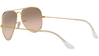 Aviator Gradient RB3025 001/3E Gold Silver Pink