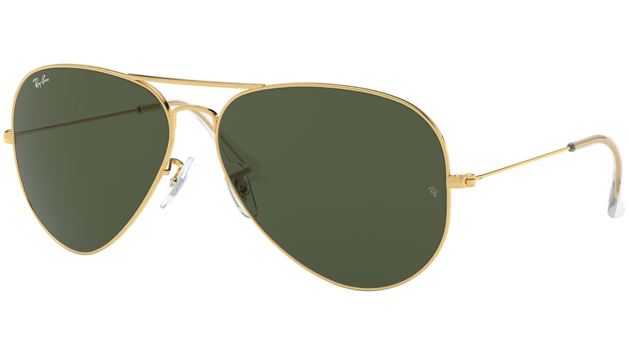 Aviator Large Metal II RB3026 L2846 Gold Green