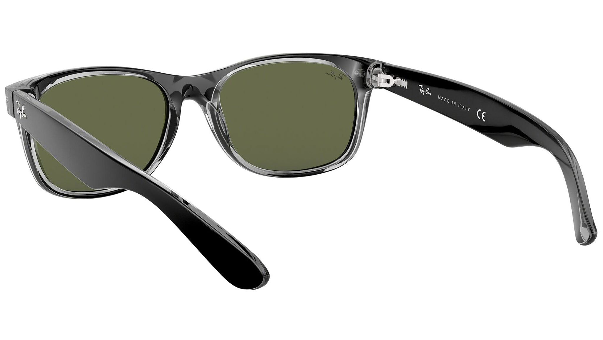 New Wayfarer Color Mix RB2132 black on transparent