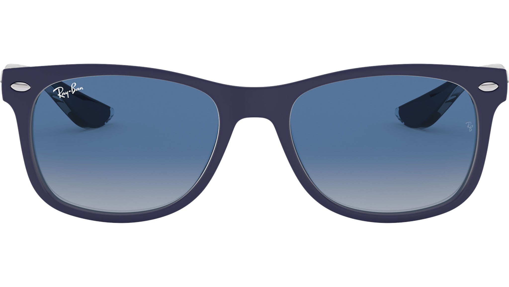 New Wayfarer RJ9052S 70234L matte blue on transparent