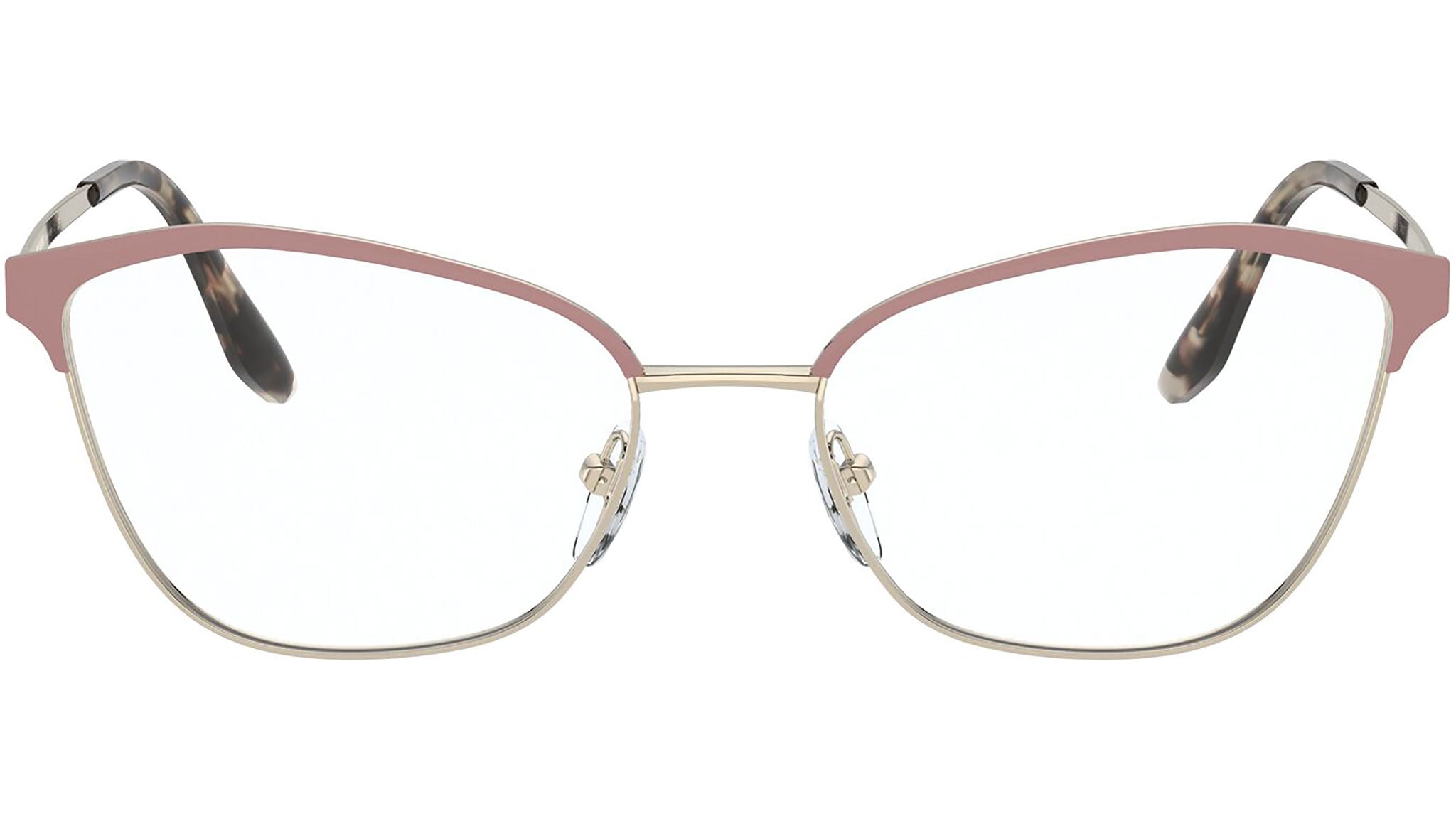 PR 62XV 07B1O1 matte pink and pale gold