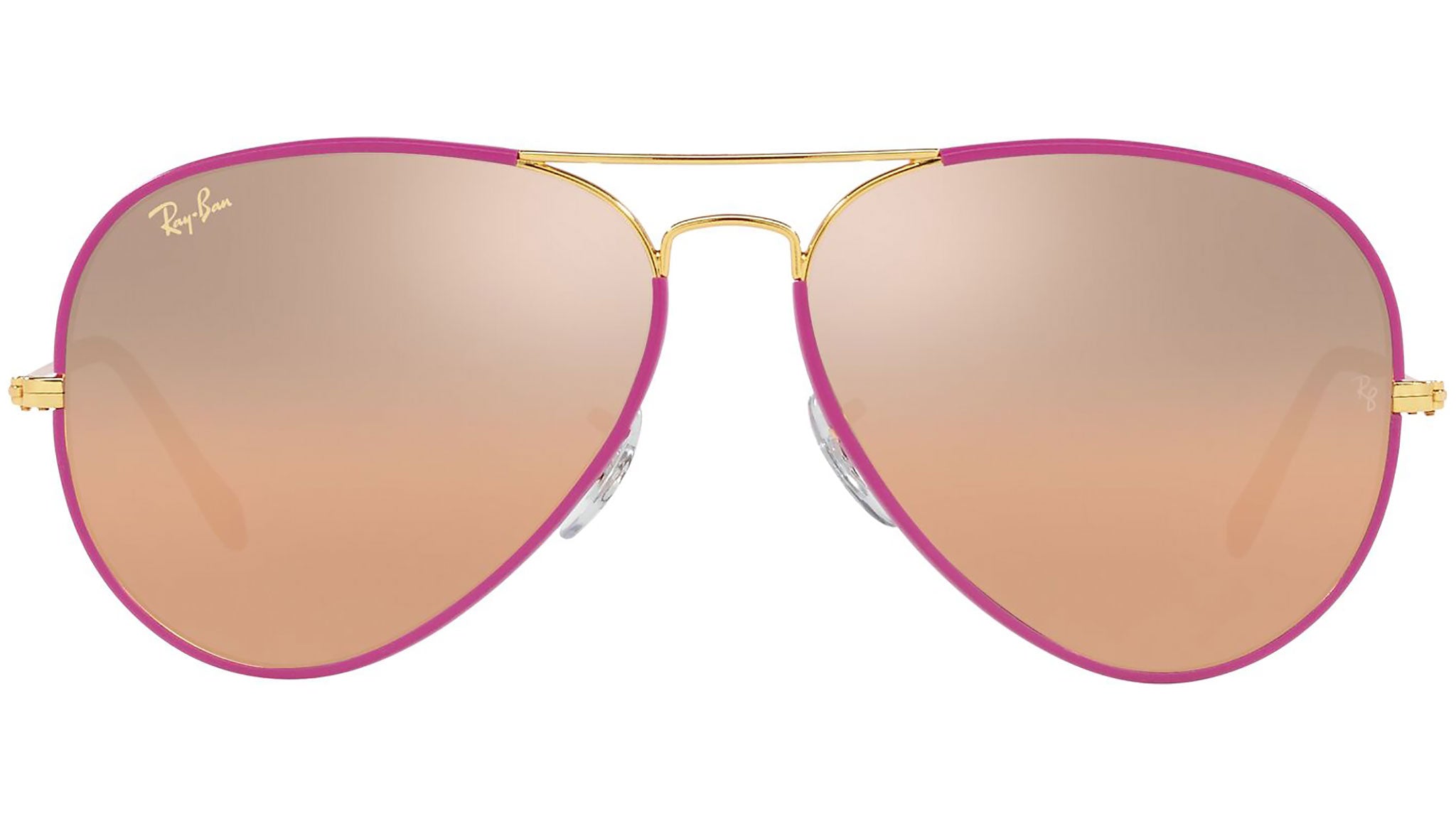 Aviator Full Color Legend RB3025JM 91963E Violet Silver Pink