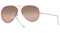 Aviator Full Color Legend RB3025JM 91963E Violet Silver Pink