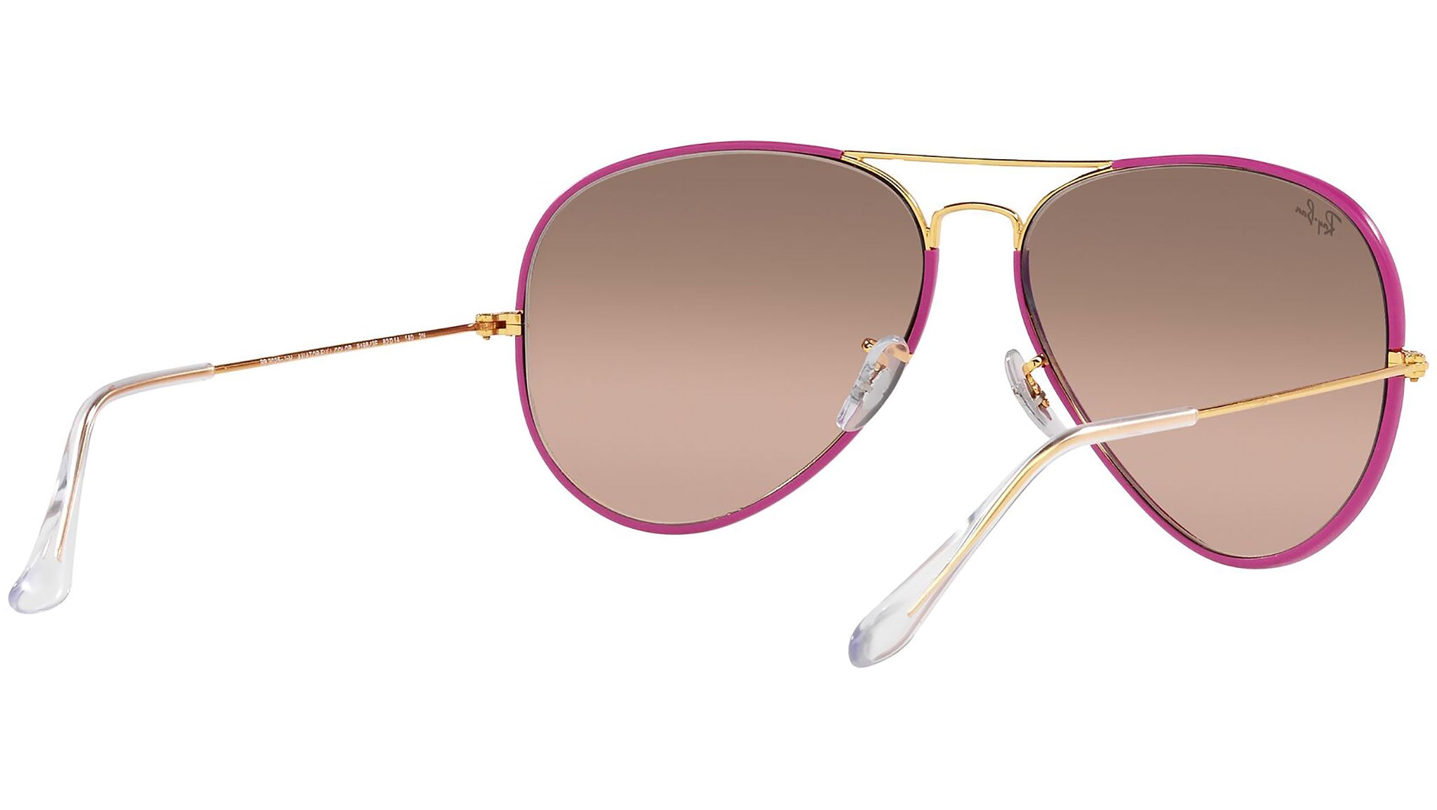 Aviator Full Color Legend RB3025JM 91963E Violet Silver Pink