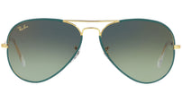 Aviator Full Color Legend RB3025JM 9196BH Green Blue