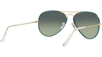 Aviator Full Color Legend RB3025JM 9196BH Green Blue