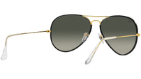 Aviator Full Color Legend RB3025JM 919671 Black On Gold