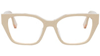 Fendi Way Beige Rectangular Eyeglasses