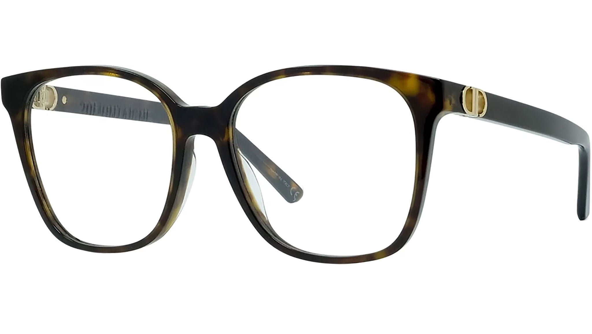 30MontaigneMiniO S2I Havana Geometric Eyeglasses