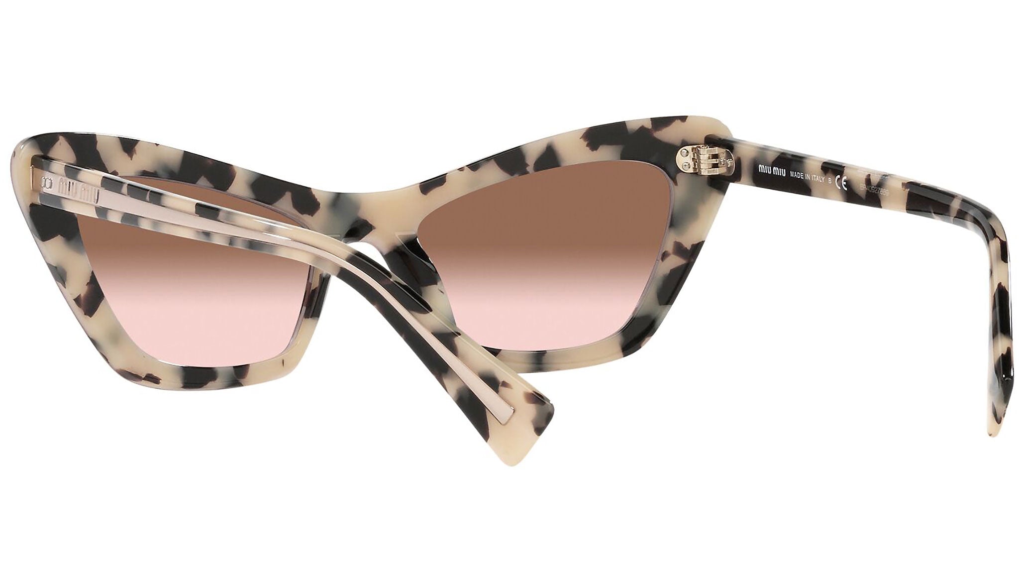 MU 03XS 07D0A6 havana / transparent pink