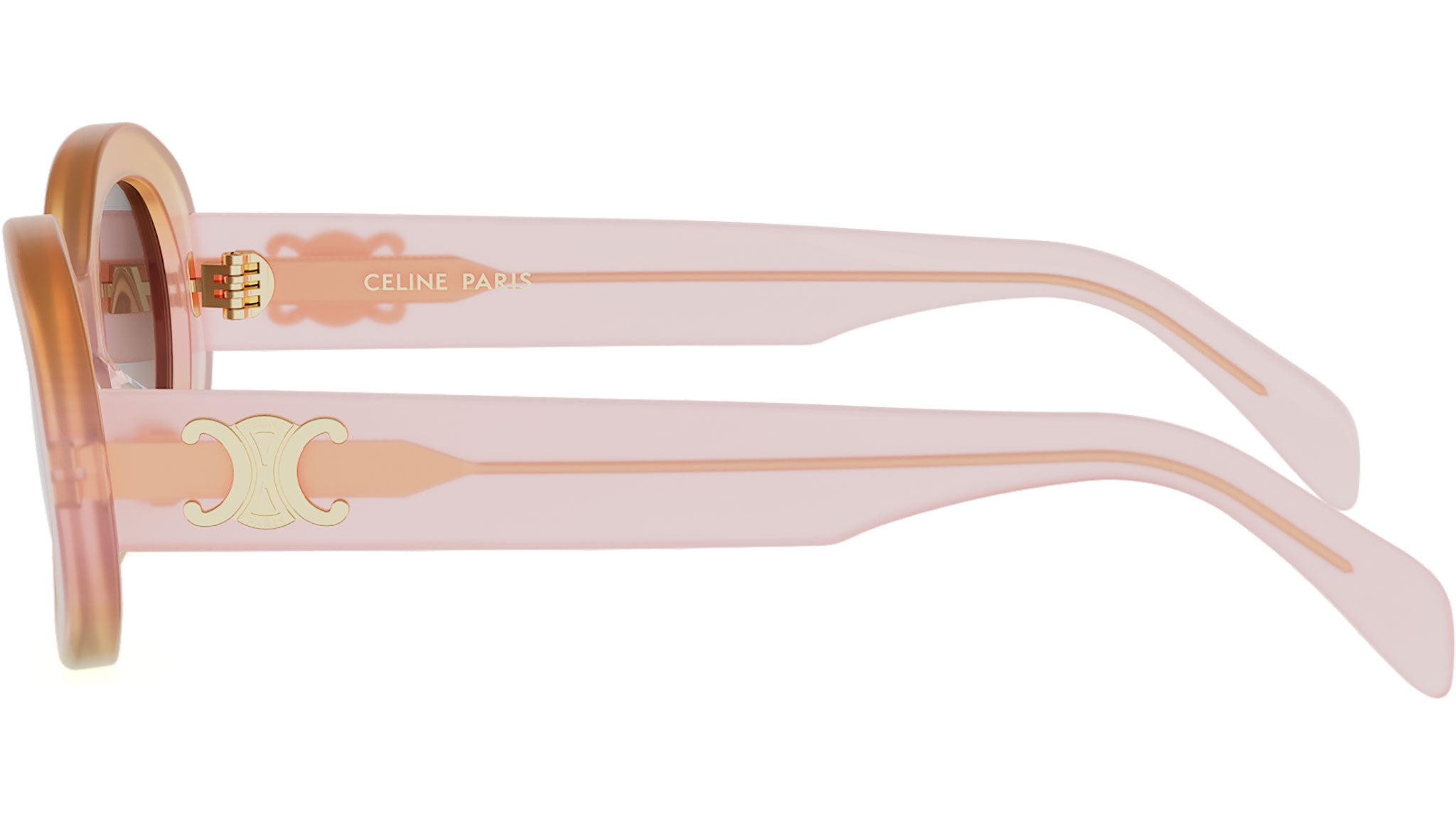 Triomphe Pink Oval Sunglasses
