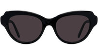 Slim Black Cat Eye Sunglasses