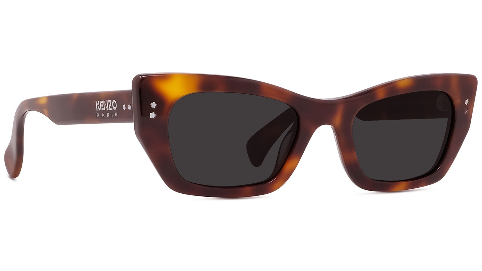 Boke Flower Havana Geometric Sunglasses