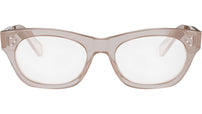 CELINE 3 Dots Brown Cat Eye Eyeglasses