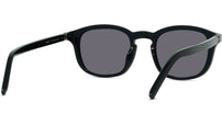 K Logo Black Square Sunglasses