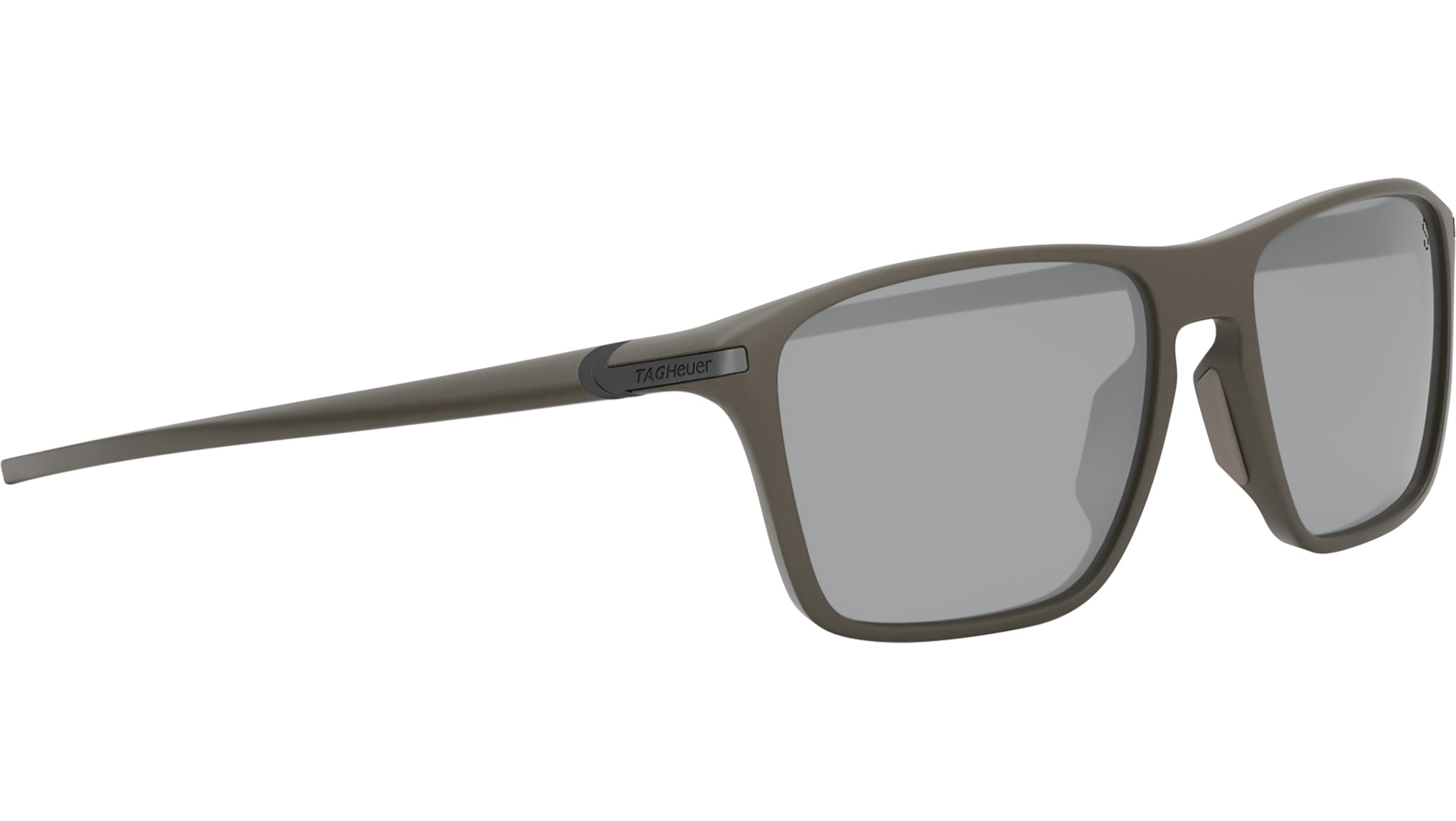 Vingt sept Brown Rectangular Sunglasses