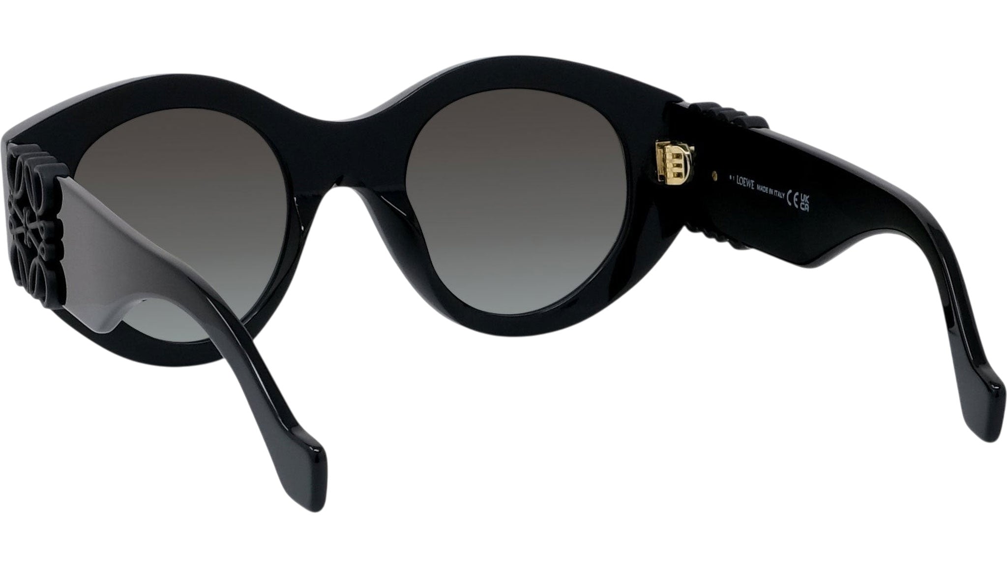 Anagram Black Round Sunglasses