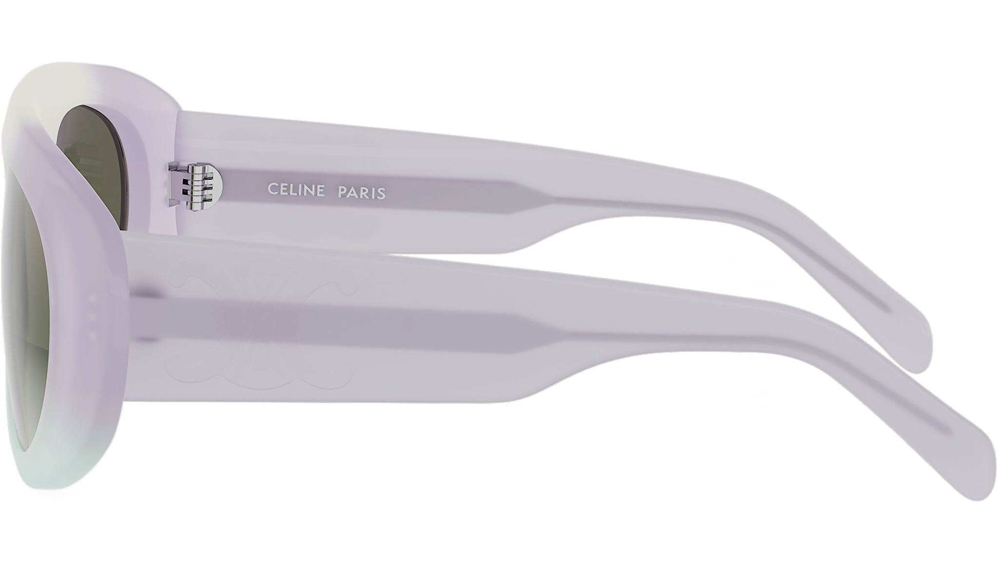 Triomphe Stamp Violet Pilot Sunglasses