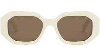 CELINE 3 Dots Ivory Geometric Sunglasses